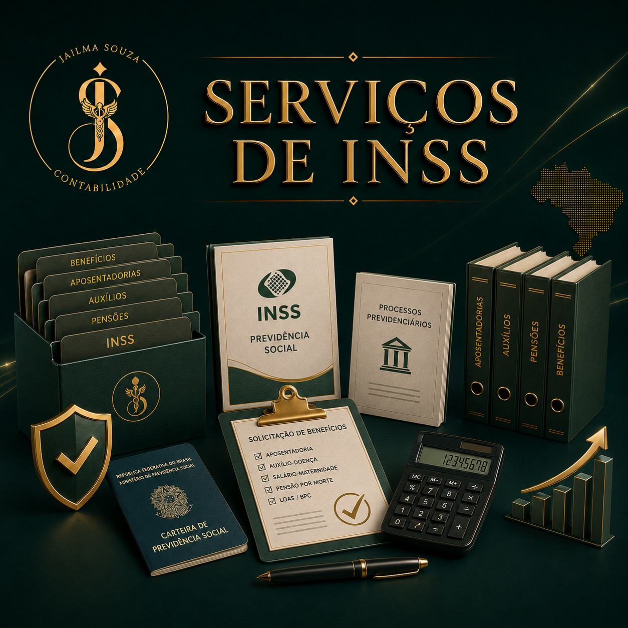 Arte do serviço Serviços De Inss